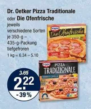 V Markt Dr. oetker pizza traditionale Angebot