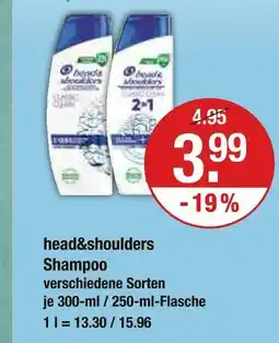 V Markt Head&shoulders shampoo Angebot