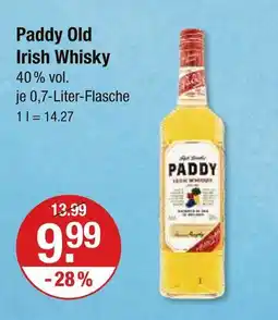 V Markt Paddy old irish whisky Angebot