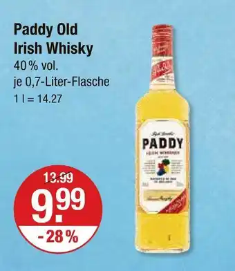 V Markt Paddy old irish whisky Angebot