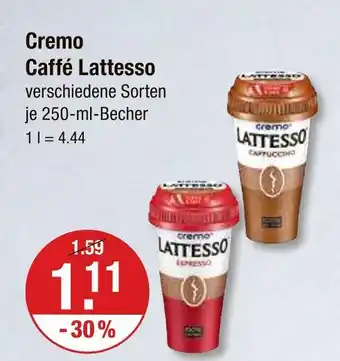 V Markt Cremo caffé lattesso Angebot