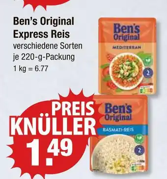 V Markt Ben’s original mediterran express reis Angebot