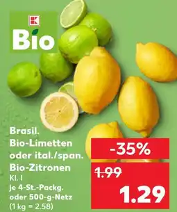 Kaufland Bio bio-limetten Angebot