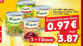 Kaufland Bonduelle goldmais Angebot