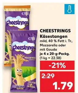 Kaufland Cheestrings mozzarella Angebot