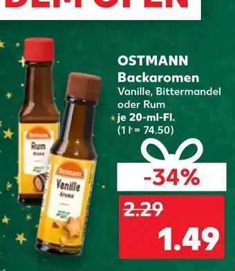 Kaufland Ostmann vanille backaromen Angebot