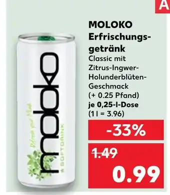 Kaufland Moloko erfrischungsgetränk classic Angebot