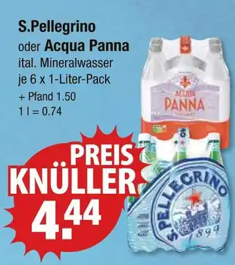 V Markt S.pellegrino mineralwasser Angebot