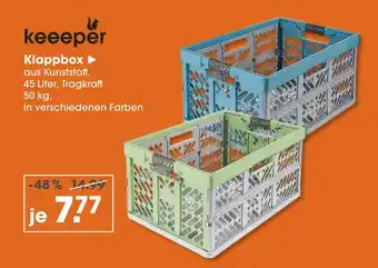 V Markt Keeeper klappbox Angebot