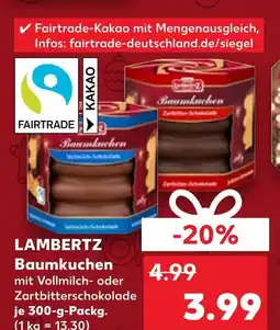 Kaufland Lambertz baumkuchen vollmilch-schokolade Angebot