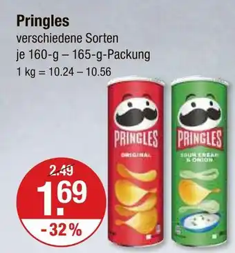 V Markt Pringles original Angebot