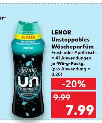 Kaufland Lenor unstoppables wäscheparfüm fresh Angebot