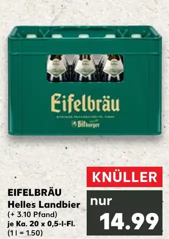 Kaufland Eifelbräu helles landbier Angebot