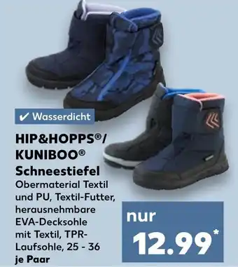 Kaufland Hip&hopps/kuniboo schneestiefel Angebot