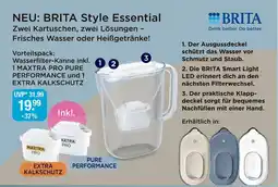 V Markt Brita style essential wasserfilter-kanne Angebot