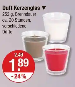 V Markt Duft kerzenglas Angebot