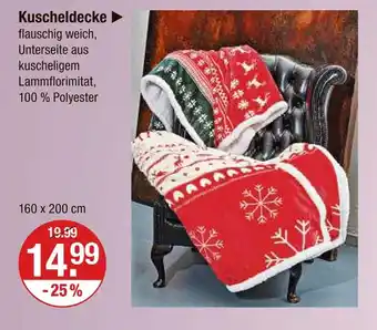 V Markt Kuscheldecke Angebot