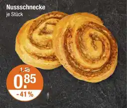 V Markt Nussschnecke Angebot