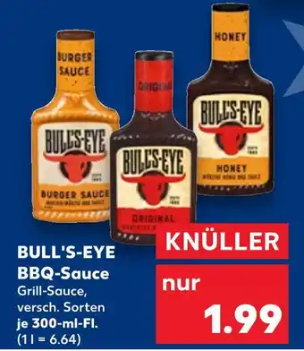 Kaufland Bull's-eye burger sauce Angebot