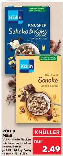 Kaufland Kölln knusper schoko & keks kakao hafer-müsli Angebot