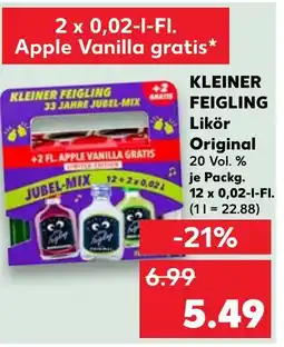 Kaufland Kleiner feigling jubel-mix likör original Angebot
