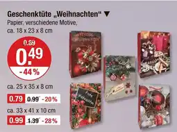 V Markt Geschenktüte weihnachten Angebot
