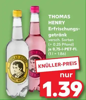 Kaufland Thomas henry tonic water Angebot