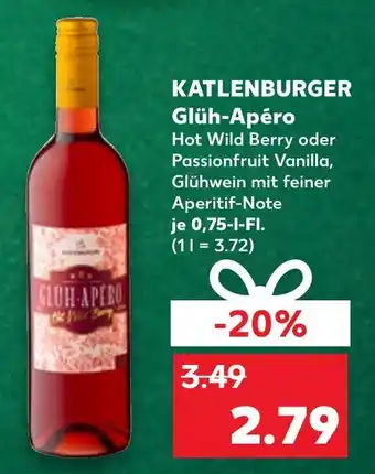 Kaufland Katlenburger glüh-apéro hot wild berry Angebot