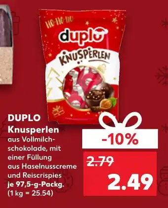 Kaufland Duplo knusperlen Angebot