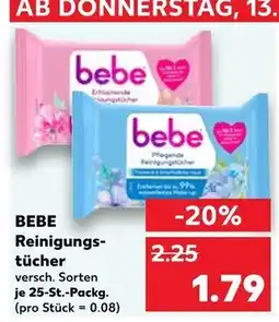 Kaufland Bebe pflegende reinigungstücher Angebot