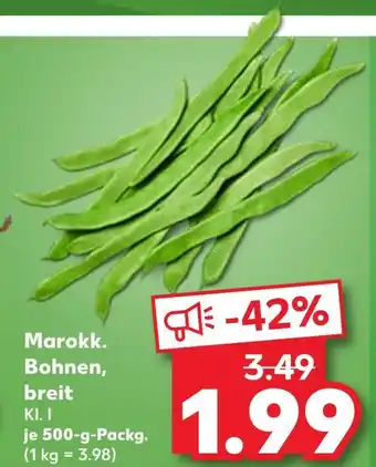 Kaufland Marokk. bohnen, breit Angebot