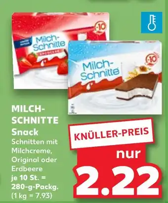 Kaufland Milch-schnitte original Angebot
