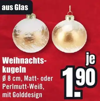 B1 Discount Baumarkt Weihnachtskugeln Angebot