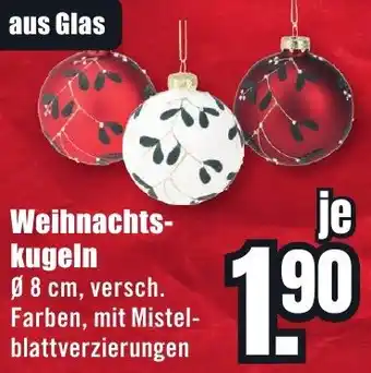 B1 Discount Baumarkt Weihnachtskugeln Angebot