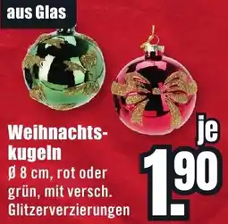 B1 Discount Baumarkt Weihnachtskugeln Angebot