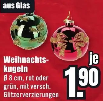 B1 Discount Baumarkt Weihnachtskugeln Angebot