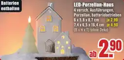 B1 Discount Baumarkt LED-Porzellan-Haus Angebot
