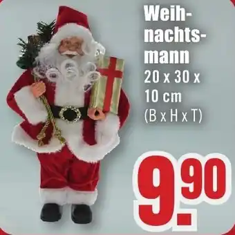 B1 Discount Baumarkt Weihnachtsmann Angebot
