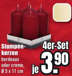 B1 Discount Baumarkt Stumpenkerzen Angebot