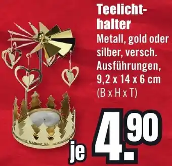 B1 Discount Baumarkt Teelichthalter Angebot