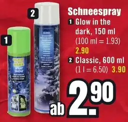 B1 Discount Baumarkt Schneespray Angebot