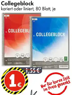 TEDi Collegeblock Angebot