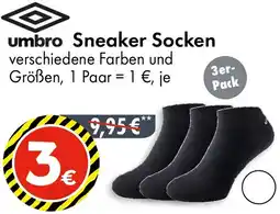 TEDi umbro Sneaker Socken Angebot