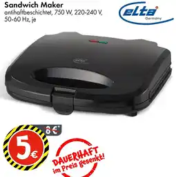 TEDi elta Sandwich Maker Angebot