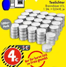 TEDi Teelichter Angebot