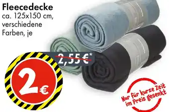 TEDi Fleecedecke Angebot