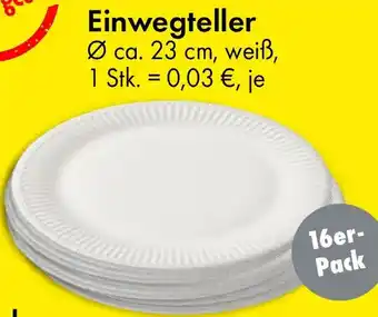 TEDi Einwegteller Angebot