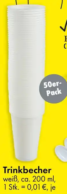 TEDi Trinkbecher Angebot