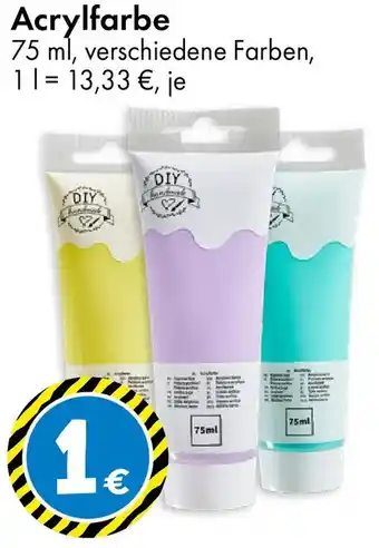 TEDi Acrylfarbe Angebot