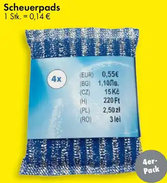 TEDi Scheuerpads Angebot